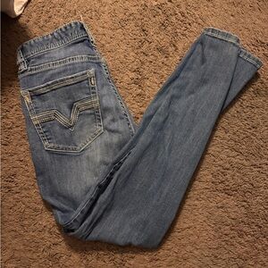 Men's Slim Fit Blue Jeans